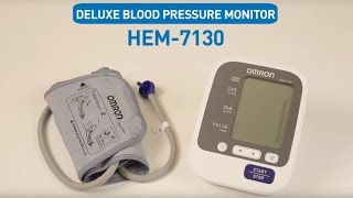 OMRON Upper Arm Blood Pressure Monitor HEM7130 [upl. by Viglione]