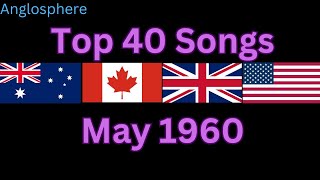 Anglosphere Top 40 May 1960 [upl. by Boccaj720]