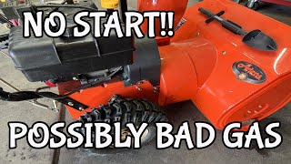 Ariens Snowblower Wont Start [upl. by Ettedanreb723]