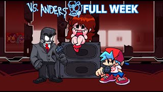 Friday Night Funkin Mod Showcase  VS Anders Full Week 3 New Songs [upl. by Euqinomahs859]