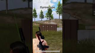 Gyroscope vs Non Gyroscope videoviralvideo subscribe like pubgmobile pubg shorts viralshorts [upl. by Trescott]