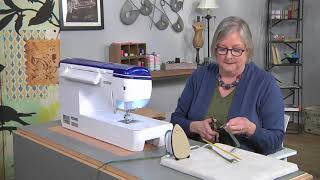 A tutorial about applique using a sewing machine on It’s Sew Easy with Rebecca Kemp Brent 16032 [upl. by Hajin]