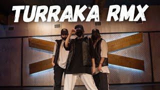 TURRAKA REMIX  Kaleb Di Masi Ecko Papichamp Blunted Vato  Coreografía Pecas Conte [upl. by Nettle]