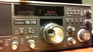 Yaesu FRG 7700 amp Antron 99  Night listening [upl. by Merv]