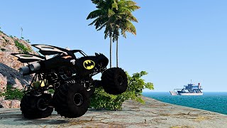 🦇 Batman Monster Jam Disaster MustSee Footage [upl. by Shela]