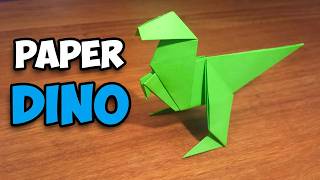 How To Make an Easy Origami Dinosaur [upl. by Anselme]