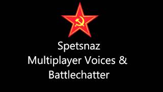 Modern Warfare 2  Spetsnaz Multiplayer Voices amp Battle Chatter [upl. by Yelra771]