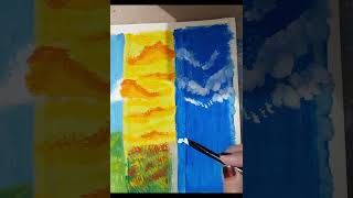 painting four seasonspaint with poster colorslike my vedio plzsubscribe my channel [upl. by Leandro]