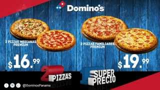 Dominos  2 Pizzas a 1 Super Precio [upl. by Eirrot]