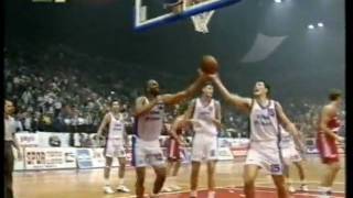 Efes Pilsen vs Olympiakos 4277 Euroleague 1995 [upl. by Ahsiatal]