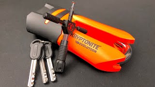 New Kryptonite Evolution Armored Motorbike disc lock Picked fast [upl. by Strenta]