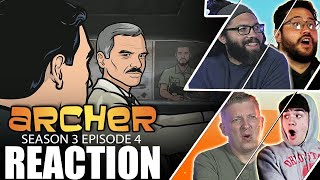 Archer 3x4 REACTION  quotThe Man from Jupiterquot REACTION [upl. by Durrett692]