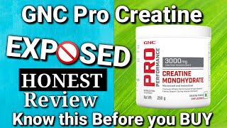 Gnc pro performance Creatine HONEST review  with LAB TEST [upl. by Smaj227]