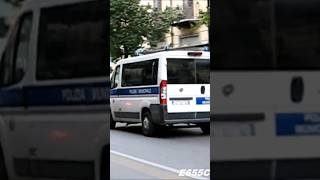 Polizia in Azione Polizia Municipale con Fiat Ducato  Police Van [upl. by Nyrok]