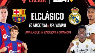 🔴Real Madrid vs Barcelona Football ⚽ LIVE  El clásico LaLiga 202425  Full Match Streaming [upl. by Carce]