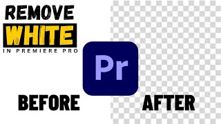 Remove White Background From Video in Premiere Pro [upl. by Mansfield]