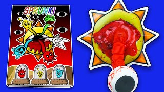 Making INCREDIBOX SPRUNKI Game Book 📚 ➕ Mr Sun Horror Sprunki Squishy Surgery DIY 소닉 테이프 [upl. by Adamsun]