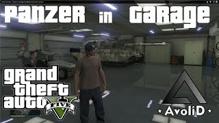 GTA 5 tutorial  Panzer in Garage GERMAN DEUTSCH online [upl. by Philippine]