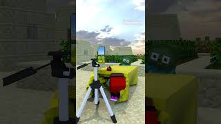 Decoding magic  Magician takes the apple with the long table  Baby zombie minecraft shorts [upl. by Radmilla]