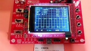 DSO138 DIY Digital Oscilloscope Kit DSO138 vs Н3015 ШИМ на Arduino [upl. by Neruat]