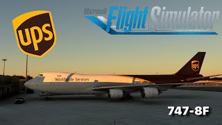 SHORT Cargo Haul  B7478F  MSFS 2020  ATC  4K [upl. by Nanreik]