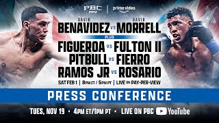 Benavidez vs Morrell KICKOFF PRESS CONFERENCE  BenavidezMorrell [upl. by Acisej]