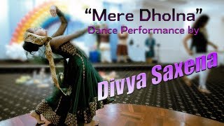 quotMERE DHOLNAquot Dance Performance by Divya Saxena  Indian Baby Shower Sydney 2017 [upl. by Eeluj257]