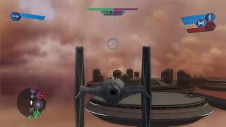 Tie fighter vs xwing scene in star wars battlefront [upl. by Aynahs]