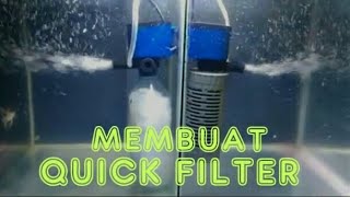 MEMBUAT quotQUICK FILTERquot DARI BAHAN BOTOL PLASTIK BEKAS [upl. by Chuch950]