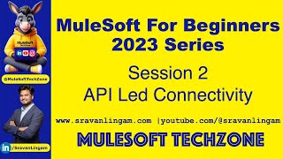 Session 2  API Led Connectivity  sravanlingam MuleSoft for Beginners 2023 mule4 salesforce [upl. by Ross35]