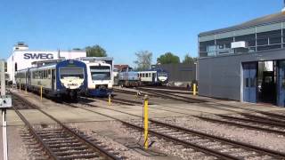 SWEG Kaiserstuhlbahn Endingen  Betrieb wie auf der Modellbahn [upl. by Dupuy]