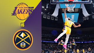 Lakers vs Nuggets  Lakers Highlights  NBA Playoffs Game 2 2024 [upl. by Oneil]