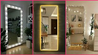 Mirror LED Light Decoration Ideas  Stylish Mirror LED Light Designs  Bedroom Mirror Interior Idea [upl. by Yboj213]