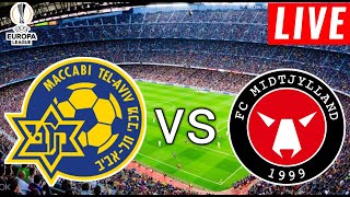 Maccabi Tel Aviv vs Midtjylland Live Score l Europa League 202425  Full Match Streaming [upl. by Noiro]