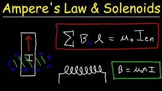 Amperes Law amp Magnetic Field of a Solenoid  Physics amp Electromagnetism [upl. by Aicenod]