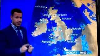 Tomasz Schafernaker  BBC Weather  27th July 2014 [upl. by Northey]