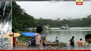 Mumbai powai lake full with tourists abp report [upl. by Nnaitak94]