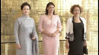 Chinas First Lady Peng Liyuan Visits Alvorada Palace [upl. by Shulins13]