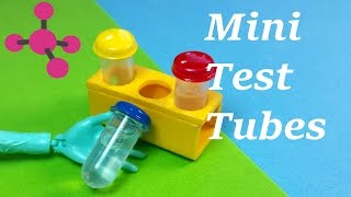 DIY Miniature Working Test Tubes  Science Kit DIY Holds liquid [upl. by Lokim991]