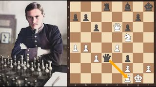 Benjamin Markovich Blumenfeld vs Alexander Alekhine  Moscow 1908 [upl. by Smitty]