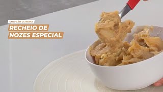 RECHEIO ESTRUTURADO DE NOZES COM DOCE DE LEITE  CHEF LÉO OLIVEIRA [upl. by Karlotte]