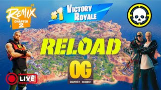 Fortnite Chapter 2 Remix Battle Royale 🎮  Reload OG Map Fun  Simon Says with Fans 🚀 [upl. by Ennayk702]