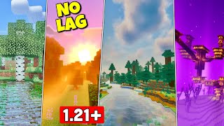 Top 6 Best NEW Minecraft Bedrock 121 Ultra Realistic Shaders Low  High End Devices NO LAG [upl. by Antons629]