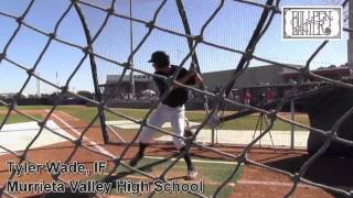 TYLER WADE PROSPECT VIDEO MURRIETA VALLEY HIGH SCHOOL [upl. by Ryun]