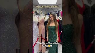 Prom Dress Compilation prom2024 promdresses homecomingdresses formaldress dresshaul prommakeup [upl. by Ainafetse]