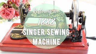 Restoring an 1888 Singer 12 sewing machine [upl. by Bergquist611]