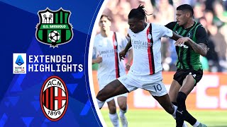 Sassuolo vs AC Milan Extended Highlights  Serie A  CBS Sports Golazo [upl. by Arella]