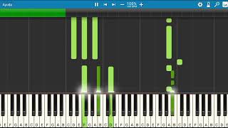 Al Fondo Hay Sitio Afrodisíaco  El Tiempo  Piano Tutorial  Midi [upl. by Navets]