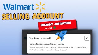 How To Instantly Set Up Your Walmart Seller Account Step By Step 2024  Payment and Shipping [upl. by Osnofedli]