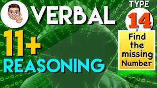 11 Plus Verbal Reasoning  VR Type 14  Find the missing number  Lessonade [upl. by Semmes]